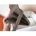 Hermes Kelly Classic Long Wallet In Etoupe Clemence Leather