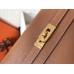 Hermes Kelly Classic Long Wallet In Brown Epsom Leather