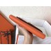 Hermes Kelly Classic Long Wallet In Orange Epsom Leather