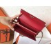 Hermes Kelly Classic Long Wallet In Red Epsom Leather