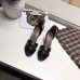 Hermes Legend Wedge Sandal In Black Calfskin