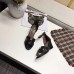 Hermes Legend Wedge Sandal In Black Calfskin