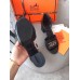 Hermes Viaggio 60MM Sandals In Black Leather
