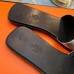 Hermes View Sandals In Silver Epsom Leather