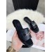 Hermes Villa Sandals In Black Calfskin