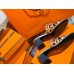 Hermes Tandem Sandals In Silver Metallic Calfskin