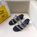 Hermes Tandem Sandals In Gold/Silver Lambskin