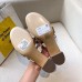 Hermes Tandem Sandals In Multicolour Lambskin
