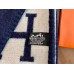 Hermes Blue Avalon III Throw Blanket