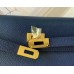 Hermes Kelly Classique To Go Wallet In Dark Blue Epsom Calfskin