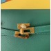 Hermes Kelly Classique To Go Wallet In Malachite Epsom Calfskin