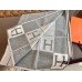 Hermes Grey Avalon III Throw Blanket