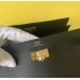 Hermes Kelly Classique To Go Wallet In Black Epsom Calfskin