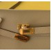 Hermes Kelly Classique To Go Wallet In Tourterelle Epsom Calfskin