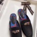 Hermes Oz Mules In Black Calfskin