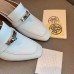 Hermes Blossom Mules 60mm In White Goatskin