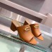 Hermes Camilla Mules 60MM In Brown Calfskin