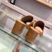 Hermes Camilla Mules 60MM In Brown Calfskin