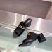 Hermes Camilla Mules 60MM In Black Calfskin