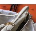 Hermes Kelly 32cm Bag In Beton Clemence Leather GHW