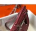 Hermes Kelly 32cm Bag In Bordeaux Clemence Leather PHW