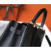Hermes Kelly 32cm Bag In Black Clemence Leather GHW