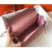 Hermes Kelly 32cm Bag In Pink Clemence Leather GHW