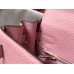 Hermes Kelly 32cm Bag In Pink Clemence Leather GHW