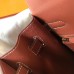 Hermes Kelly 32cm Bag In Toile Canvas With Barenia Leather