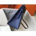 Hermes Kelly 32cm Bag In Blue Agate Epsom Leather GHW