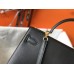 Hermes Kelly 32cm Bag In Black Epsom Leather GHW