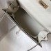 Hermes Kelly 32cm Bag In White Epsom Leather GHW