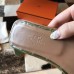 Hermes Oran Sandals In Olive Shiny Niloticus Crocodile