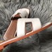 Hermes Oran Sandals In White Swift Leather