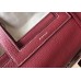 Hermes Halzan 31cm Bag In Bordeaux Clemence Leather