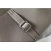 Hermes Halzan 31cm Bag In Grey Clemence Leather