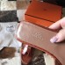 Hermes Oran Sandals In Orange Shiny Niloticus Crocodile