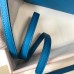 Hermes Mini Sac Roulis 18cm Bag In Blue Hydra Evercolor Calfskin