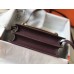 Hermes Mini Sac Roulis 18cm Bag In Burgundy Evercolor Calfskin