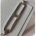 Hermes Mini Sac Roulis 18cm Bag In Pearl Grey Evercolor Calfskin