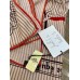 Hermes Grey/Orange Panoplie Equestre Eyeliner Shawl 140