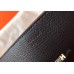 Hermes Steve 35 Messenger Bag In Black Clemence Calfskin