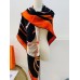 Hermes Black Projets Carres Shawl 140