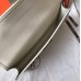 Hermes Jige Elan 29 Clutch In White Epsom Leather