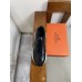 Hermes Mens Drive Sneakers In Black Leather