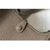 Hermes Evelyne III TPM Bag In Tourterelle Clemence Leather