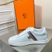 Hermes Boomerang Sneakers In Multicolore White Leather