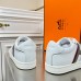 Hermes Boomerang Sneakers In Multicolore White Leather
