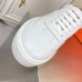 Hermes Mens Quicker Sneakers In White Calfskin