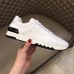 Hermes Mens Trail Sneakers In White Calfskin Leather
